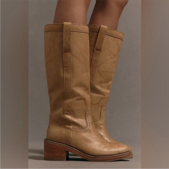Frye Kate Pull-On Boots Light Sand